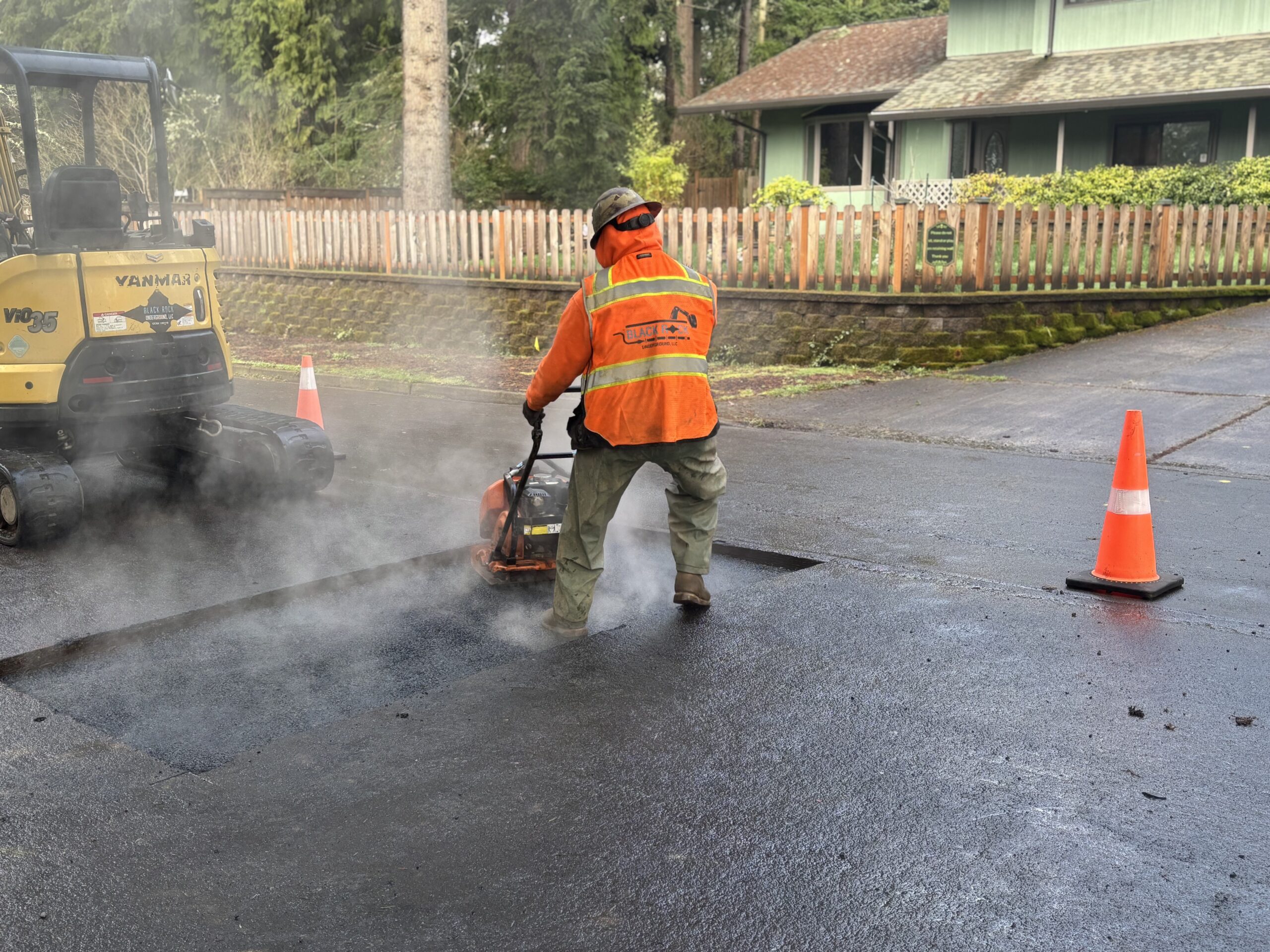 Residential Sewer Replacement via Trenchless Pipe Bursting – Beaverton, OR